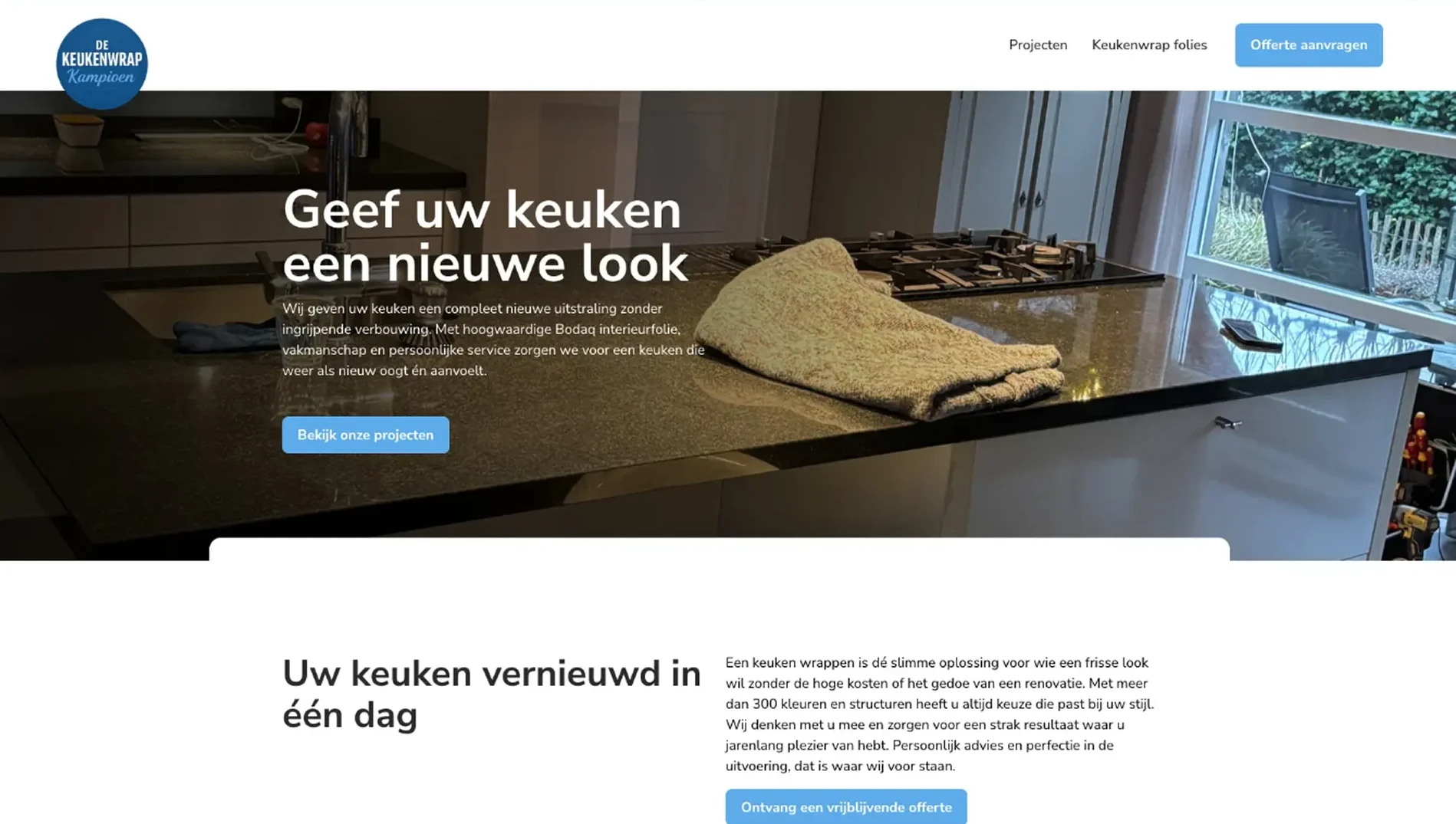 Keuken website Startpunt ZZP